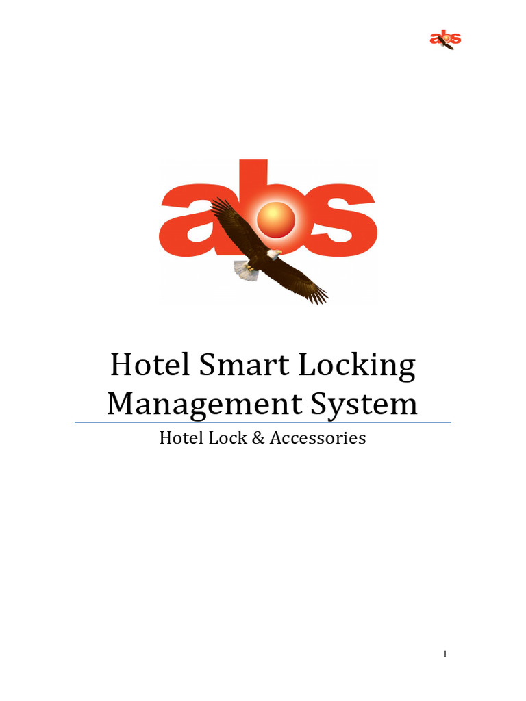 Hotel Smart Lock Management System | PDF | Smart Card | Brass