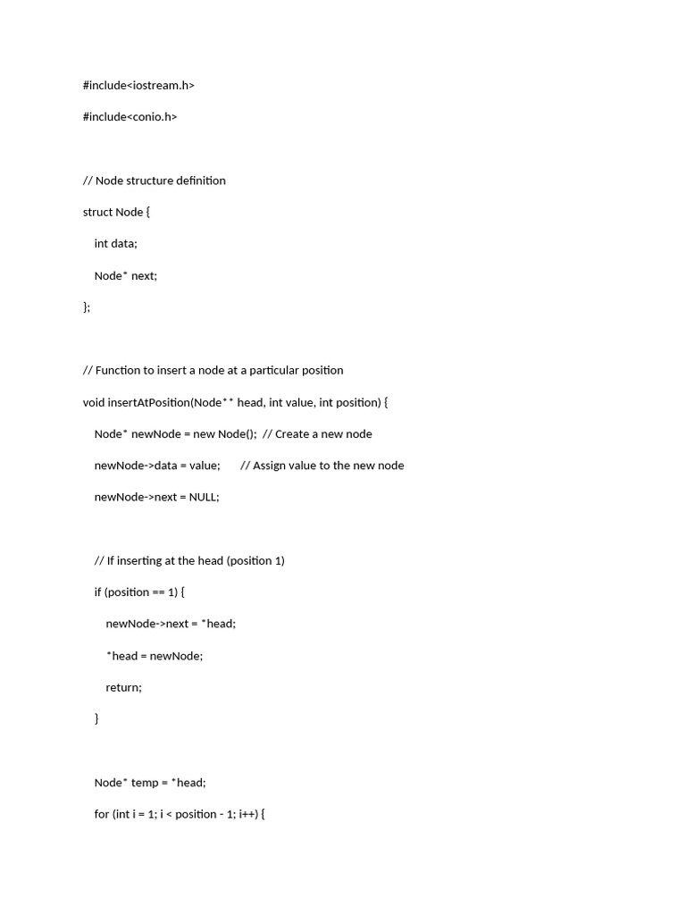 Deletion in an linked list pdf computer programming software