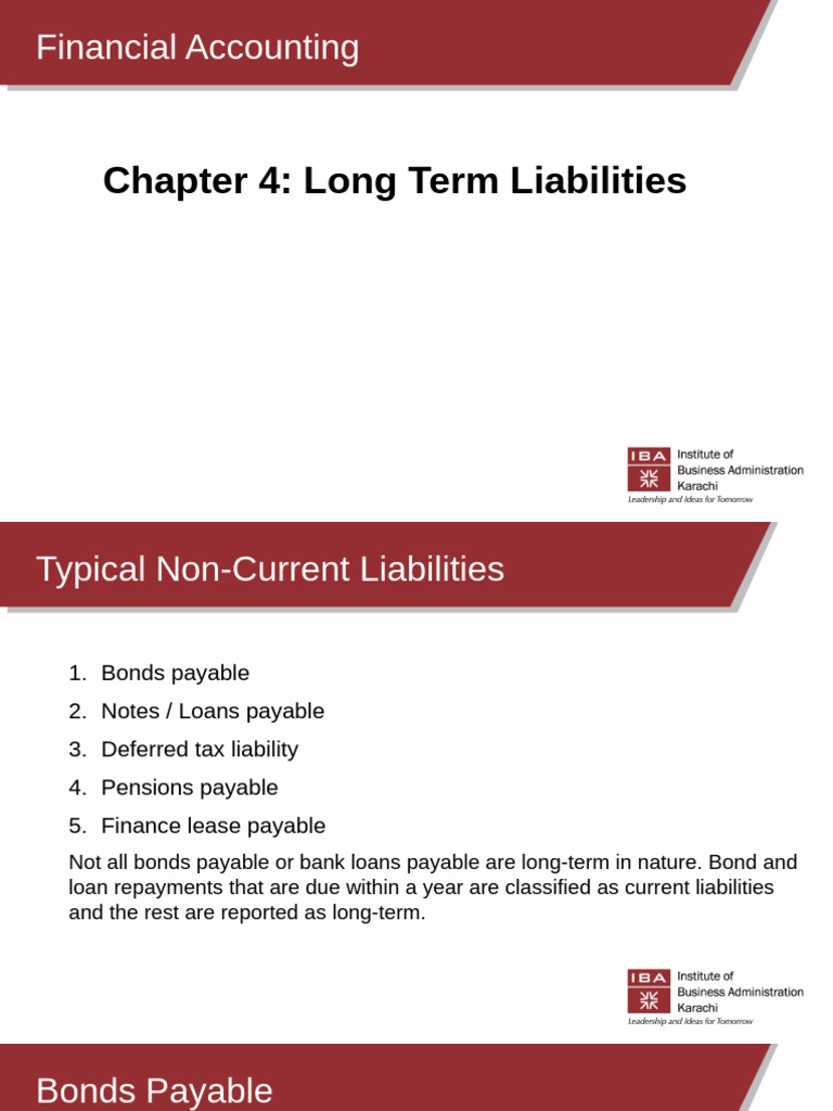 Current vs Noncurrent Bonds Payable | PDF | Bonds (Finance) | Interest ...