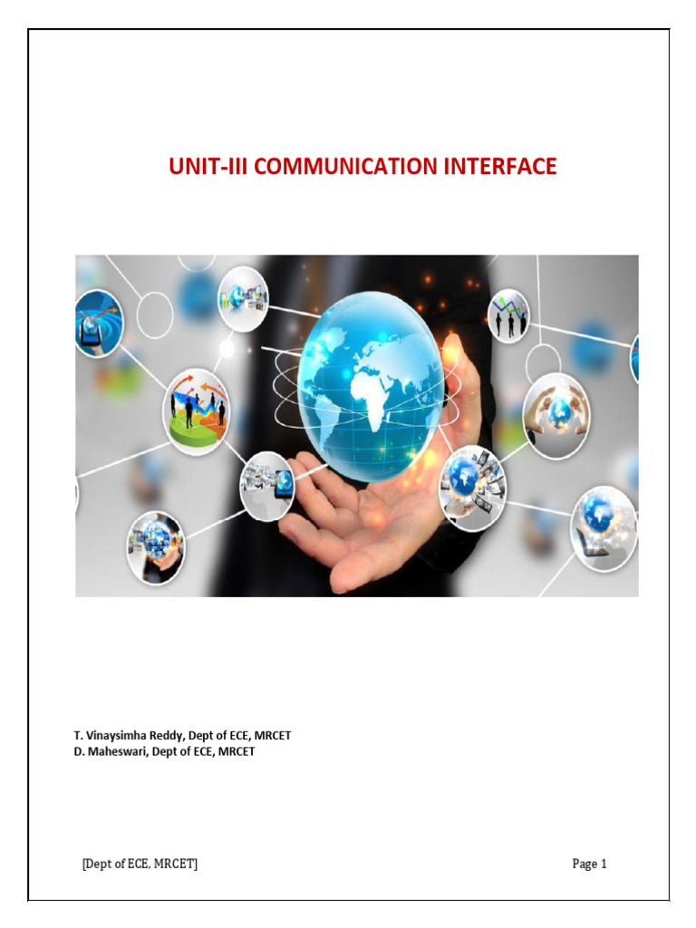Embedded System Communication Interfaces | PDF | Wi Fi | Ieee 802.11