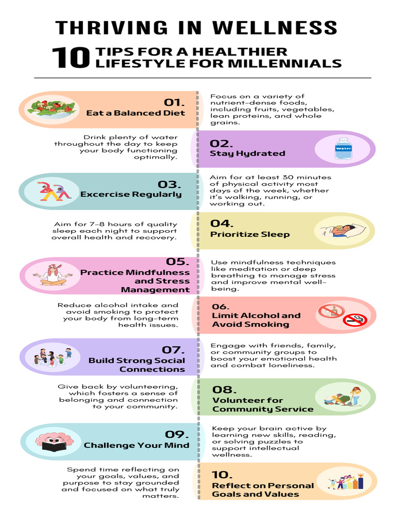Thriving in Wellness Top 10 Tips For A Healthier Lifestyle For ...