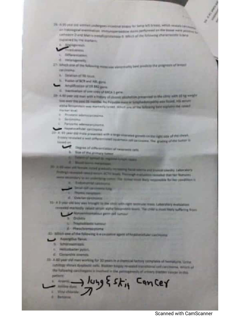 2015 Past Paper 2nd Year BDS | PDF