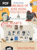 Jose Rizal Family Tree Overview | PDF | Philippines