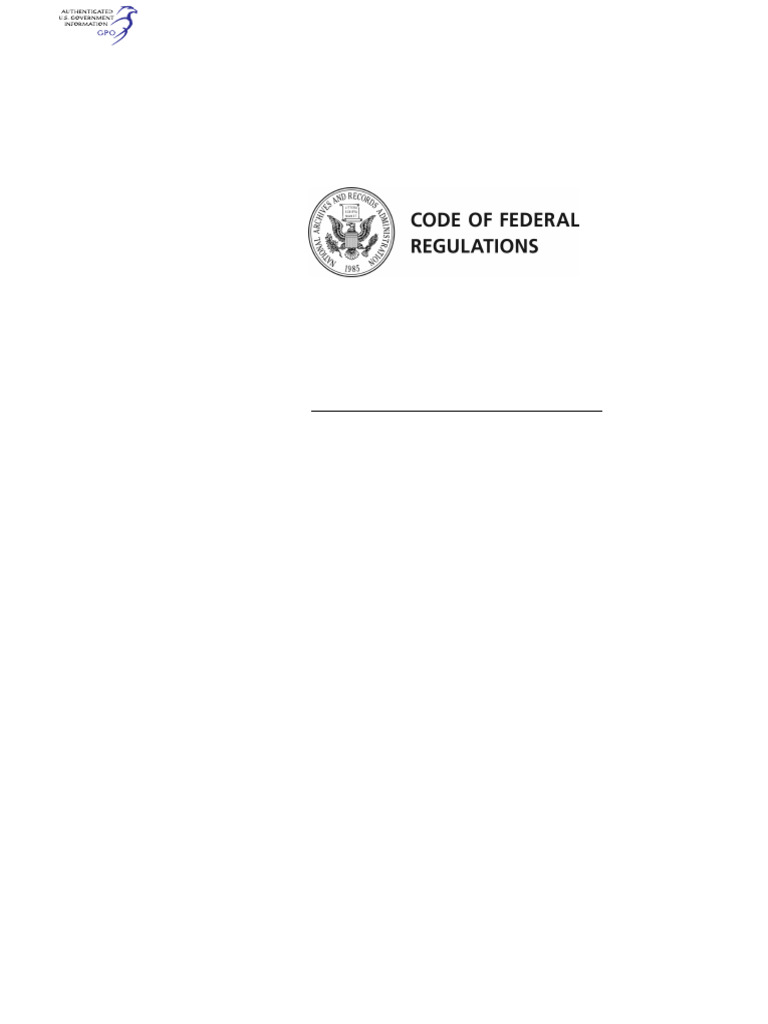 Title 14 CFR: Aeronautics Regulations 2024 | PDF | Code Of Federal ...