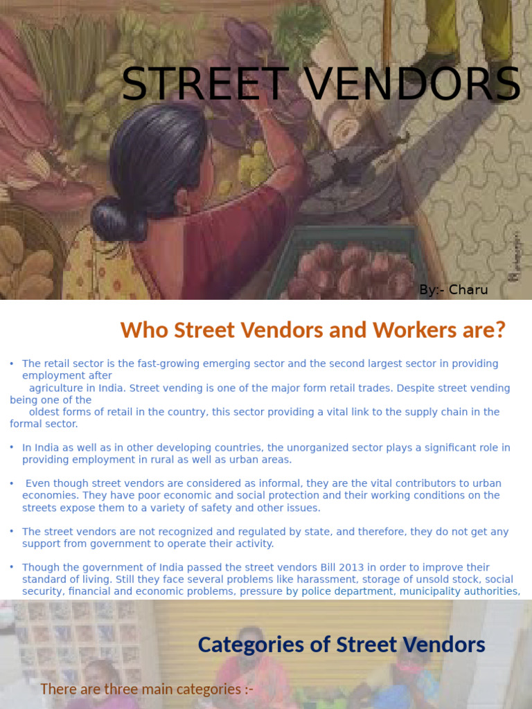 Street Vendors Pdf Economies