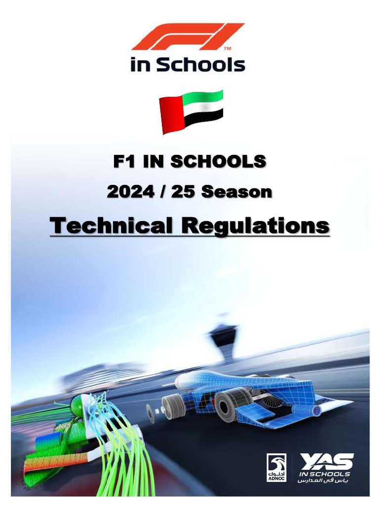 F1iS UAE Tech - Regs 2024 25 | PDF | Numerical Control | 3 D Computer  Graphics
