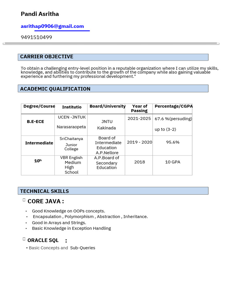 HariPrakash Resume PDF | PDF | Computer Programming | Computing