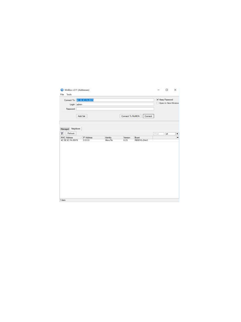 Tutorial Konfigurasi Winbox Mikrotik | PDF