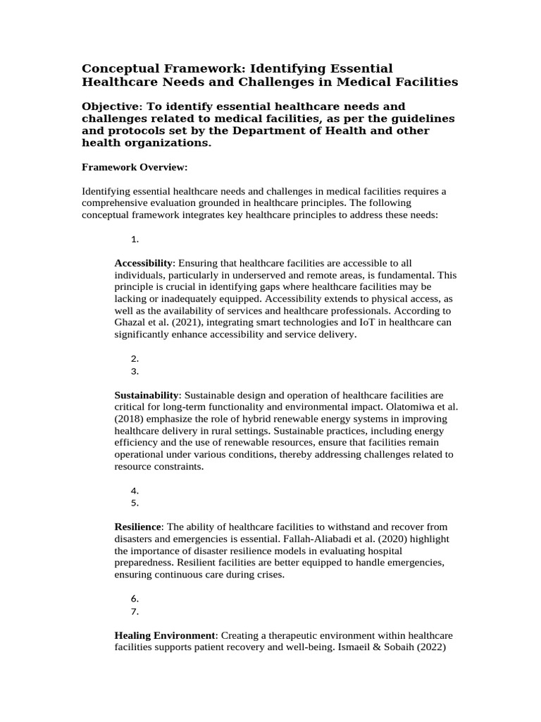 Conceptual Framework | PDF | Health Care | Internet Of Things