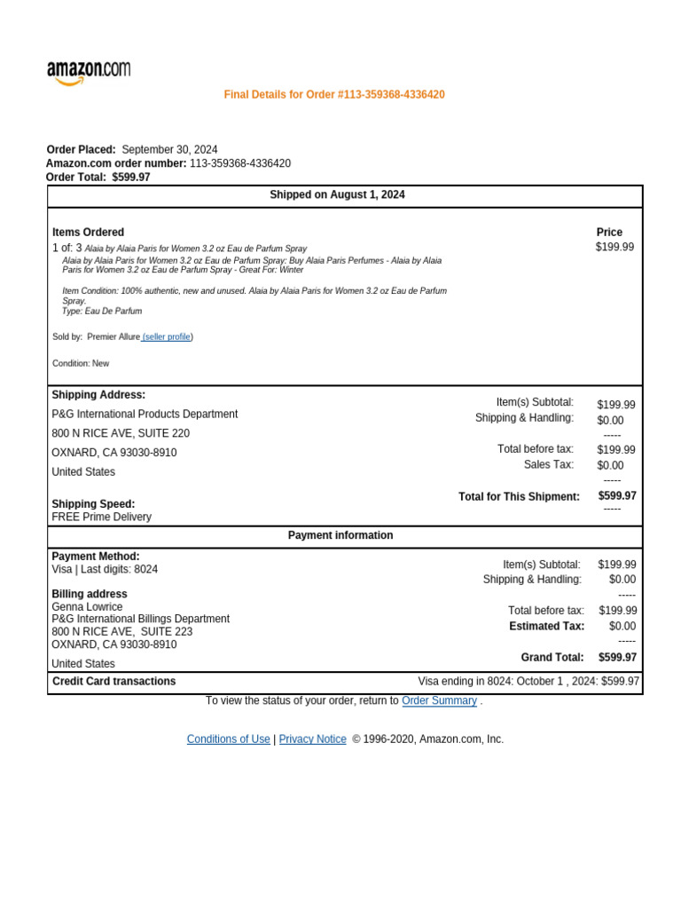 Amazon Business Order-Document | PDF | Payments | Business