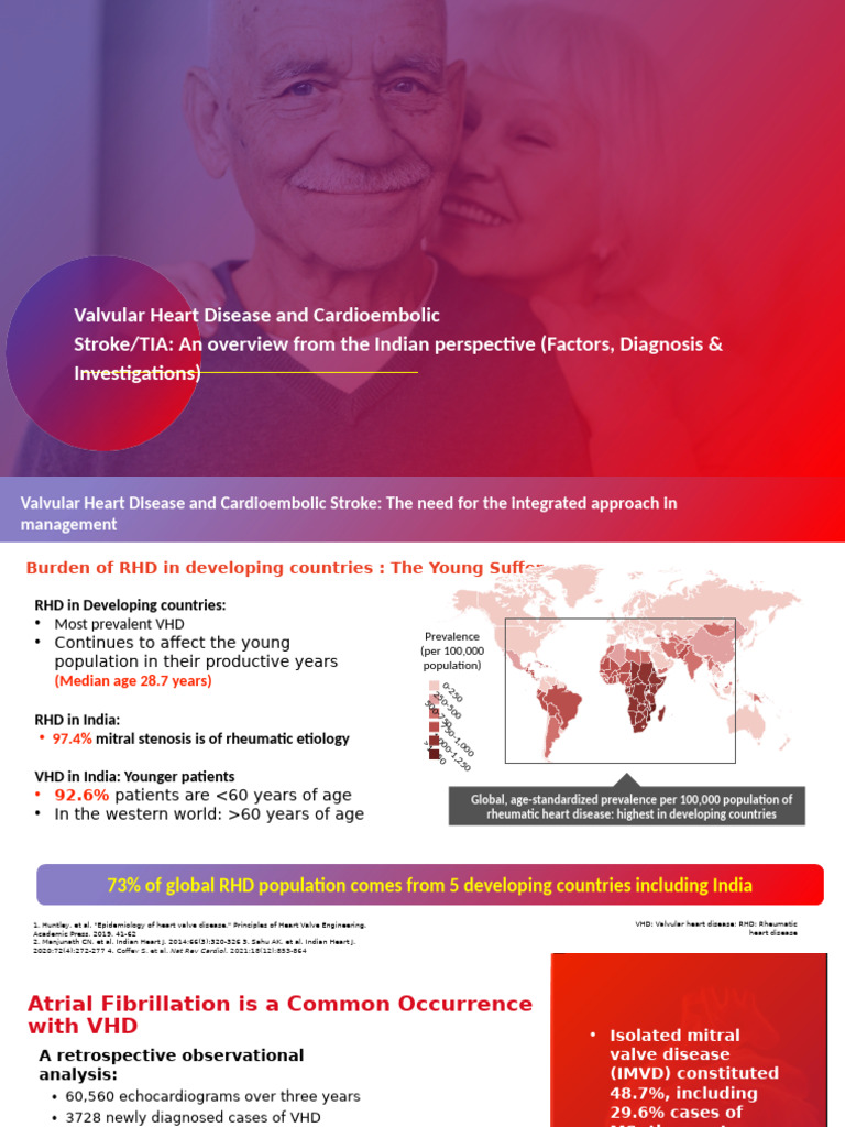 Valvular Heart Disease and Stroke in India | PDF | Stroke | Causes Of Death