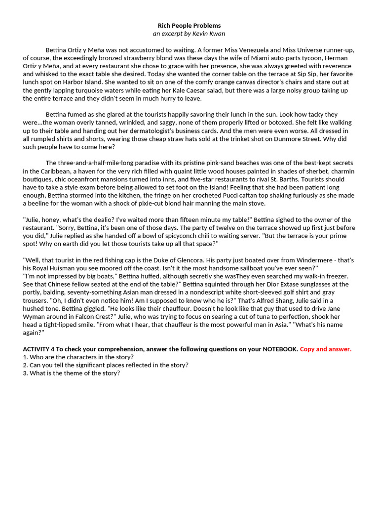 Rich people problems excerpt pdf