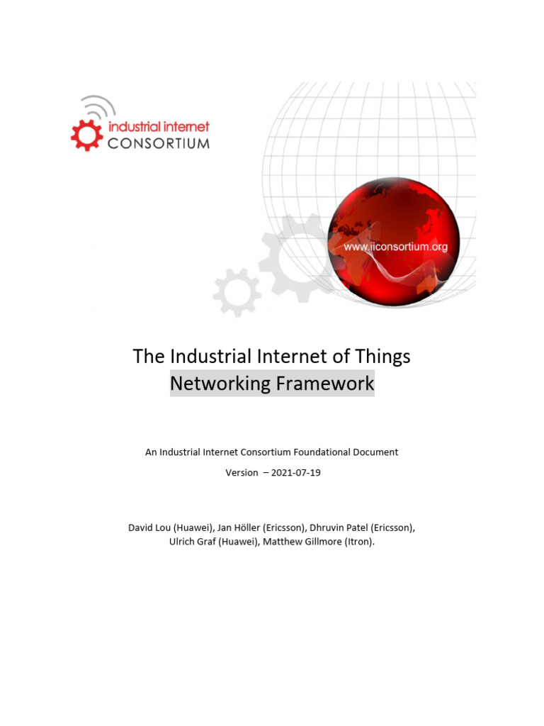 Industrial Internet Networking Framework | PDF | Computer Network | Osi ...