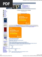 K-Means Clustering Tutorial_ Matlab Code