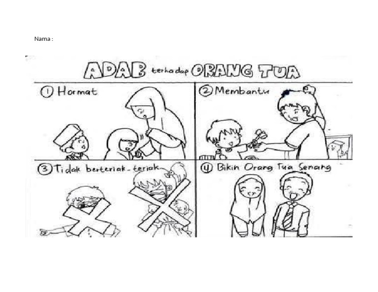 Adab Kepada Orang Tua | PDF