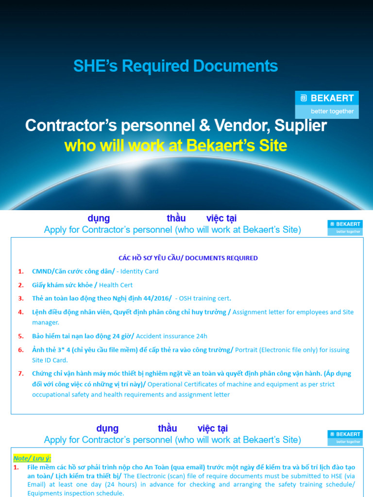 SHE's Document Required | PDF