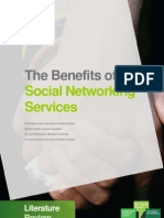 FINAL The Benefits of Social Networking Services Lit Review