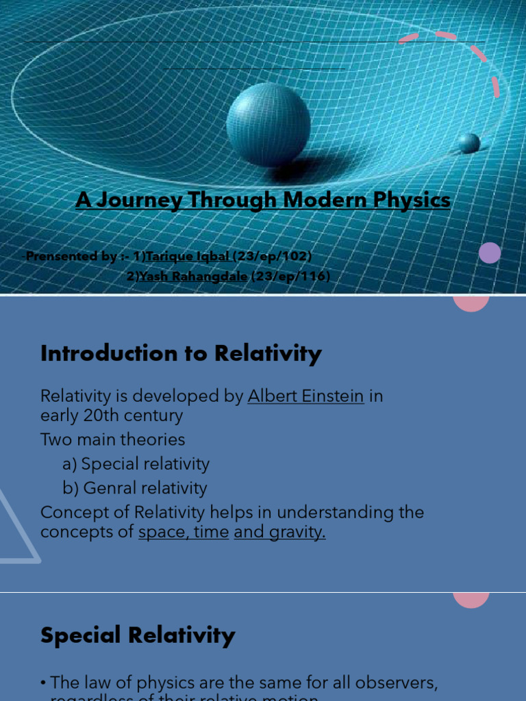 Understanding Relativity and Its Impact | PDF | General Relativity ...