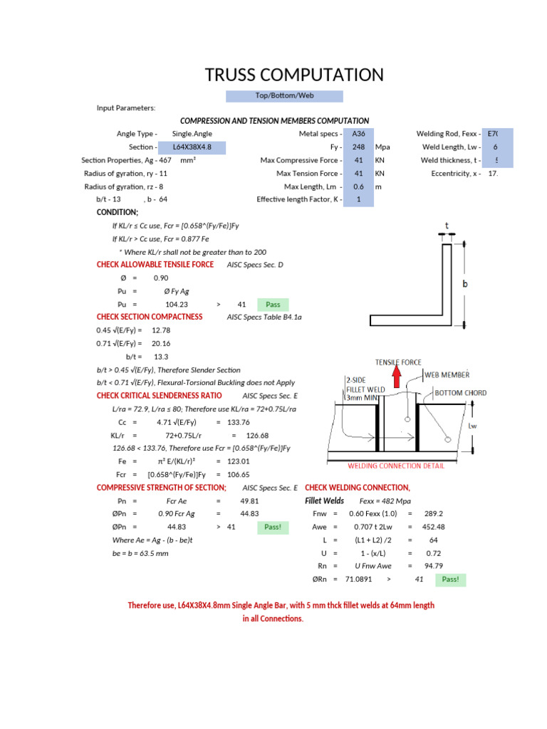 Truss Designv1 Pdf Mechanical Engineering Mechanics