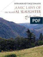 The Islamic Laws of Animal Slaughter by Shaykh Mufti Taqi Usmani