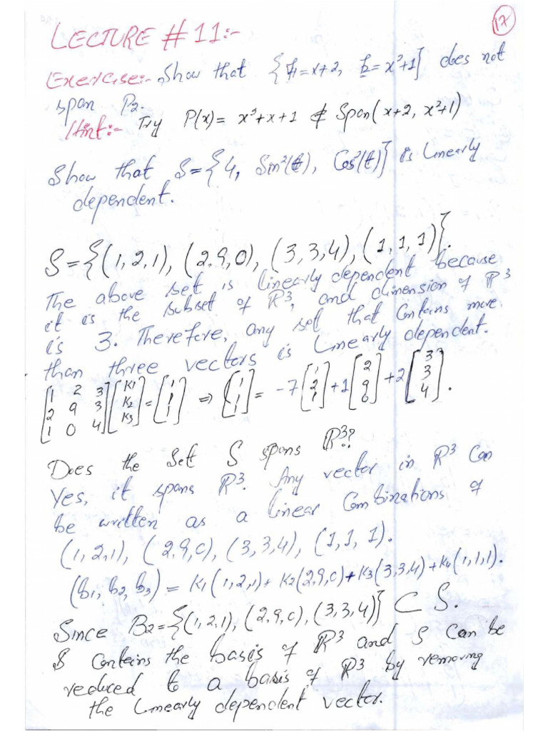Lecture 11 | PDF