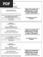 Uma Palavra de Esperança