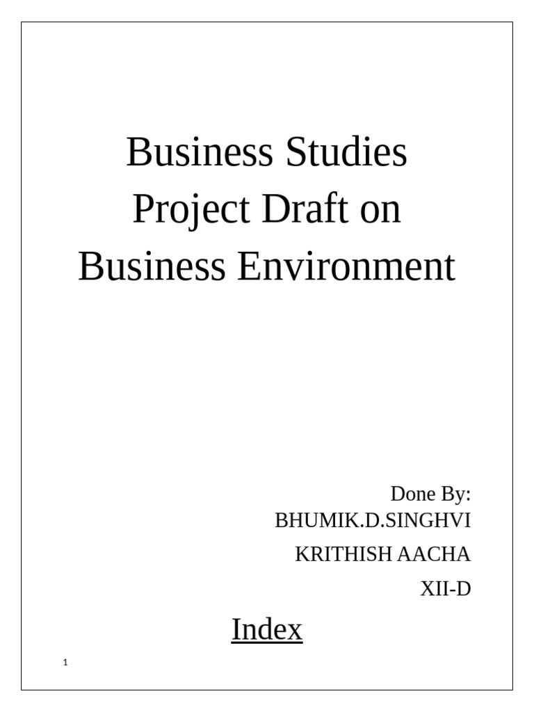 Understanding Business Environment Factors | PDF | Macroeconomics ...
