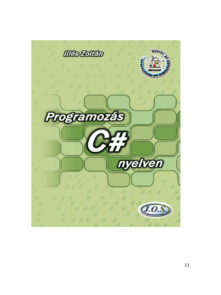 Illés Zoltán Programozas Csharp Nyelven Konyv | PDF