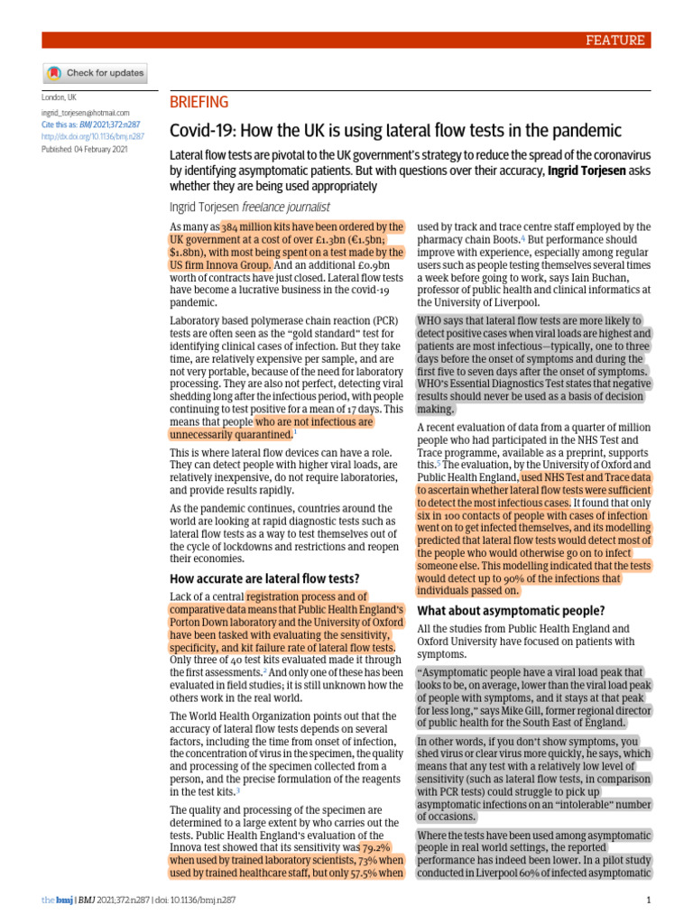 UKLFT | PDF | Infection | Epidemiology