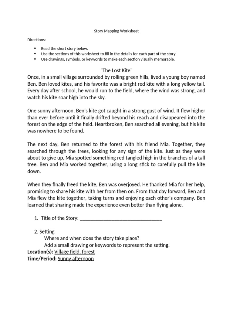 Story Mapping for 