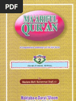 Maariful Quran -English- Mufti Muhammad Shafi (r.a) Vol 2