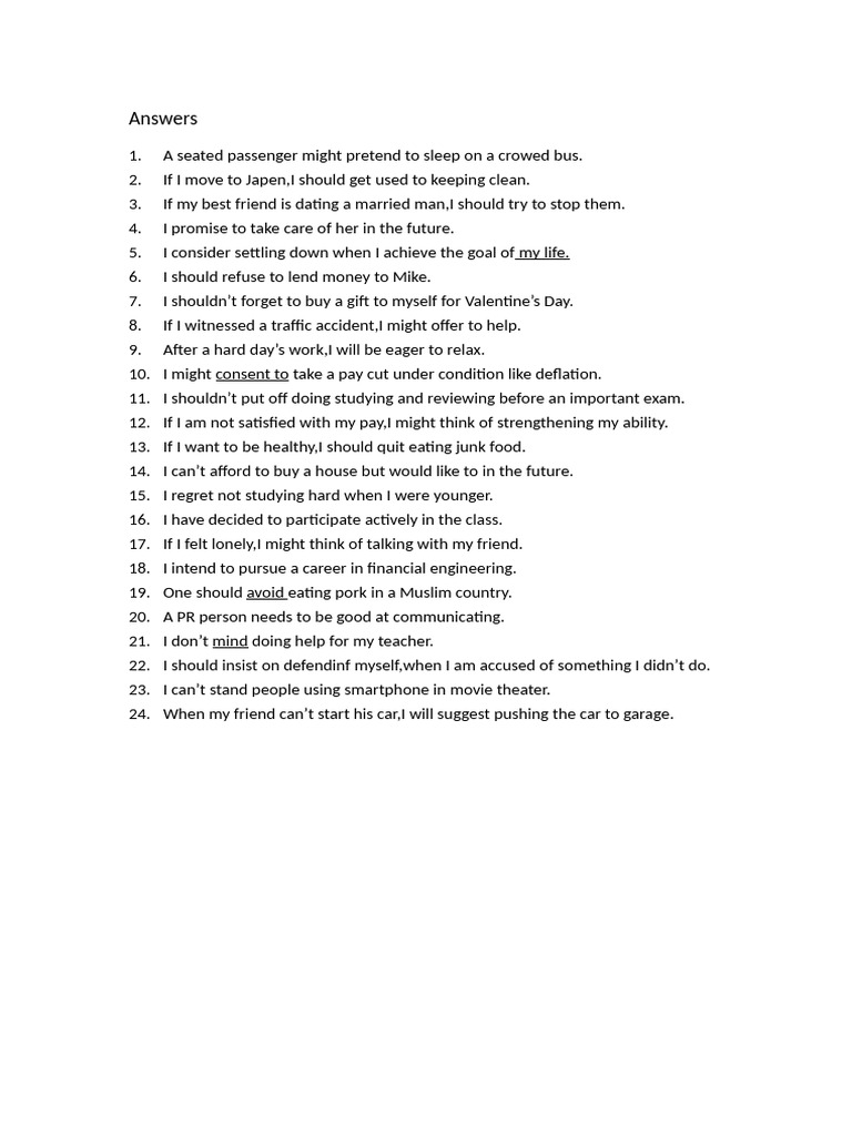 Assignment Answers | PDF | Self-Improvement