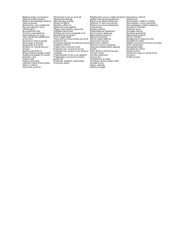 Sciaga Angielski Target Markets Natural Law PDF