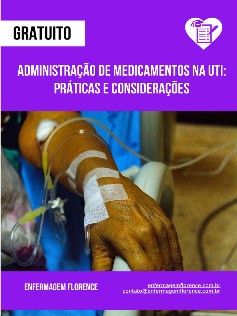 Administração de Medicamentos na UTI | PDF | Unidade de Tratamento ...
