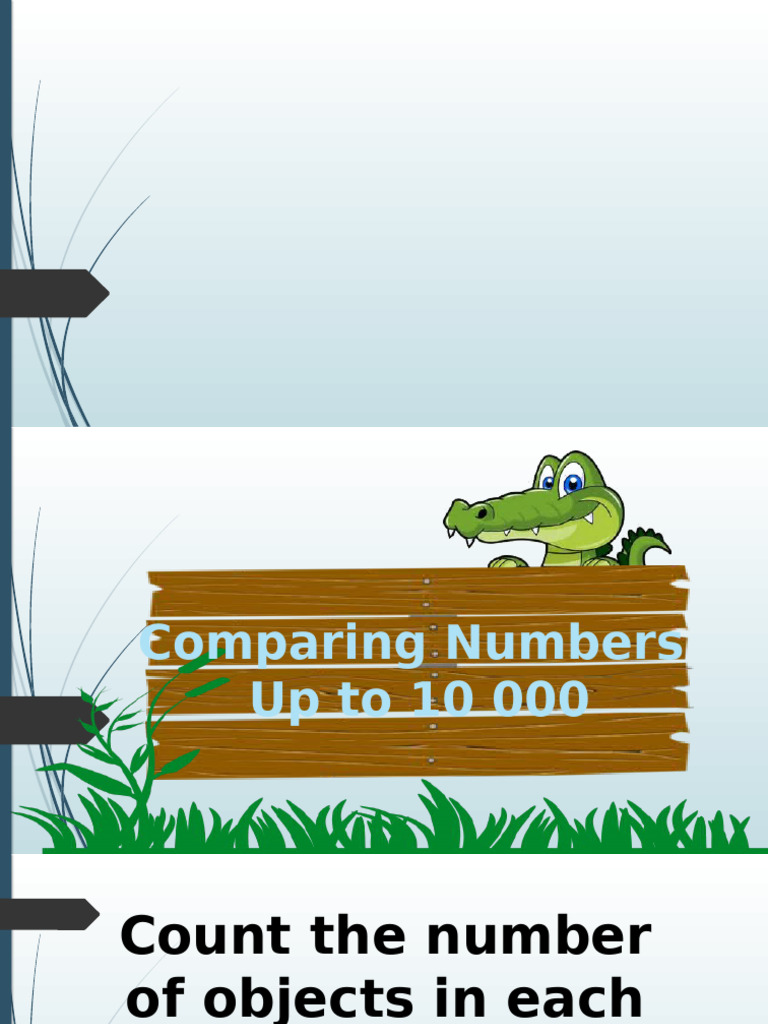 Comparing Numbers | PDF | Home & Garden
