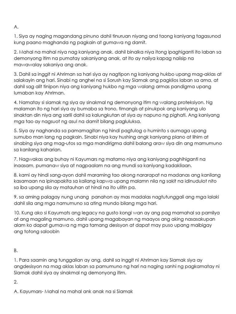 Filipino 10 | PDF