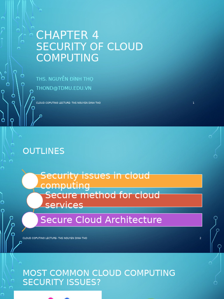 Cloud Computing Security Overview | PDF | Cloud Computing | Computer ...