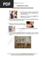 Administering IV Drugs