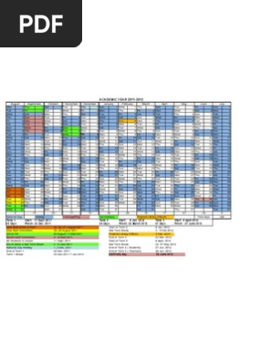 Calendar 2011-2012 | PDF | Nature