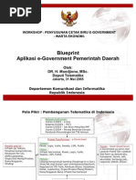 Download Paparan Blueprint Aplikasi E-Gov Pemda - DepTel by bond2x SN78742922 doc pdf