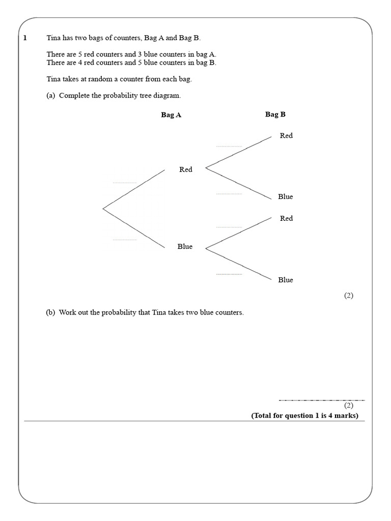 Probability Trees Pdf Sports