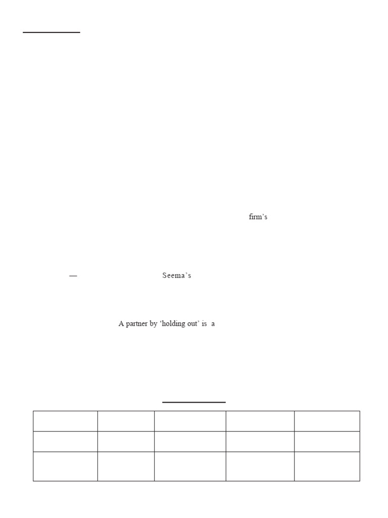 Types of Partners and Types of Partnership | PDF | Partnership ...