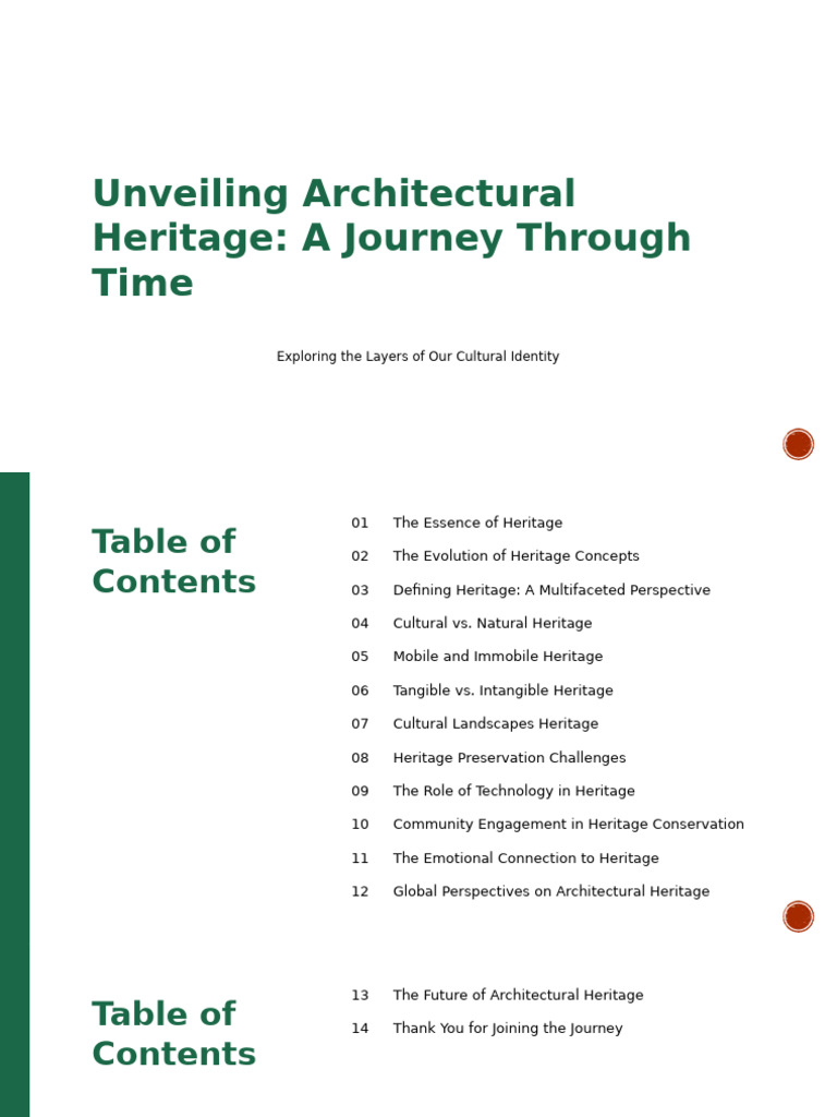 Exploring Architectural Heritage Insights | PDF | Cultural Heritage ...