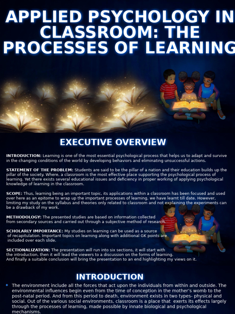 Learning Processes | PDF | Reinforcement | Learning