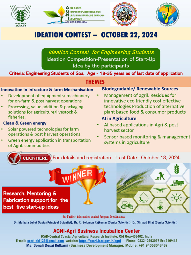 October 2024 Agri Innovation Contest | PDF
