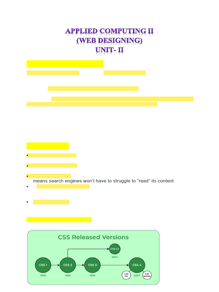 Introduction to CSS Basics and Techniques | PDF | Html | World Wide Web