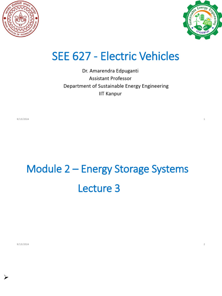 Battery Modelling for Electric Vehicles | PDF | Electrical Network ...