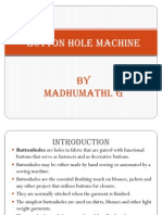 Button Hole Machine