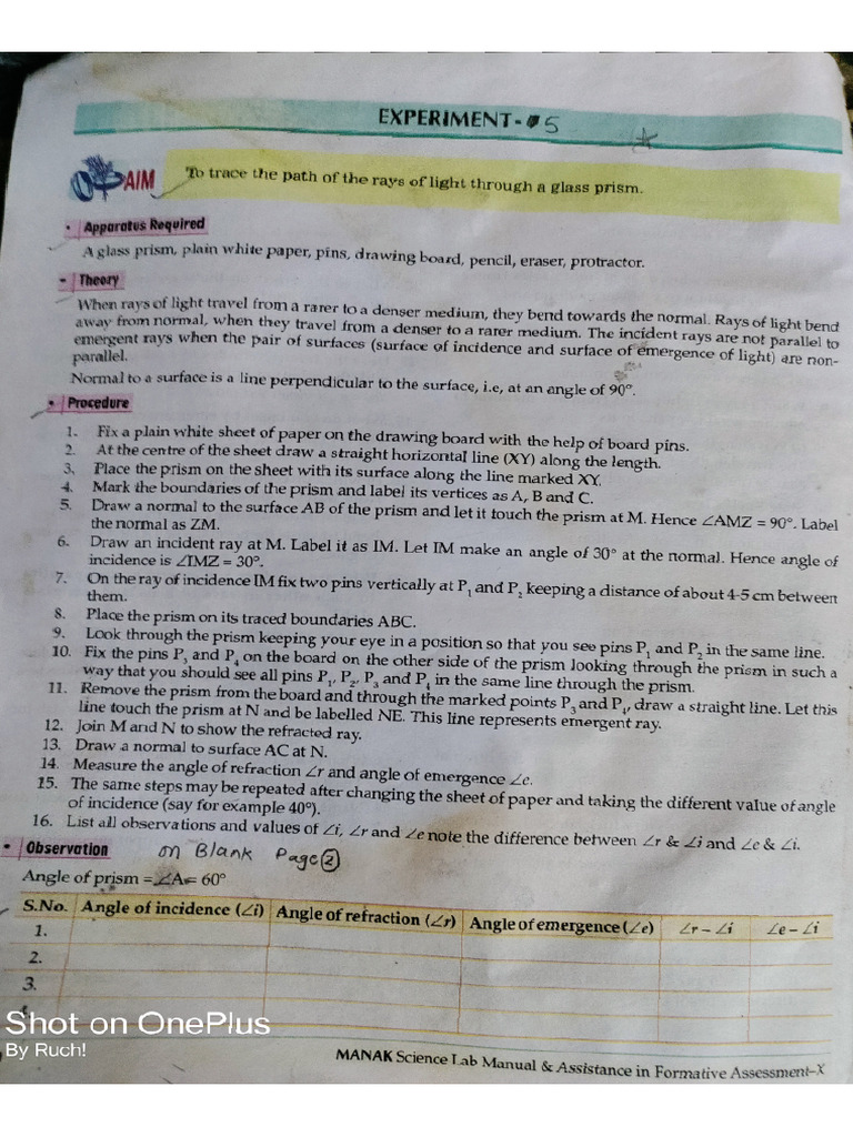 10th Experiment 5 Pdf