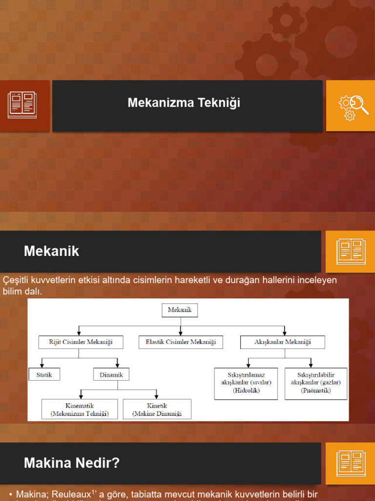 1 2 Mekanizma Tekniği Pdf